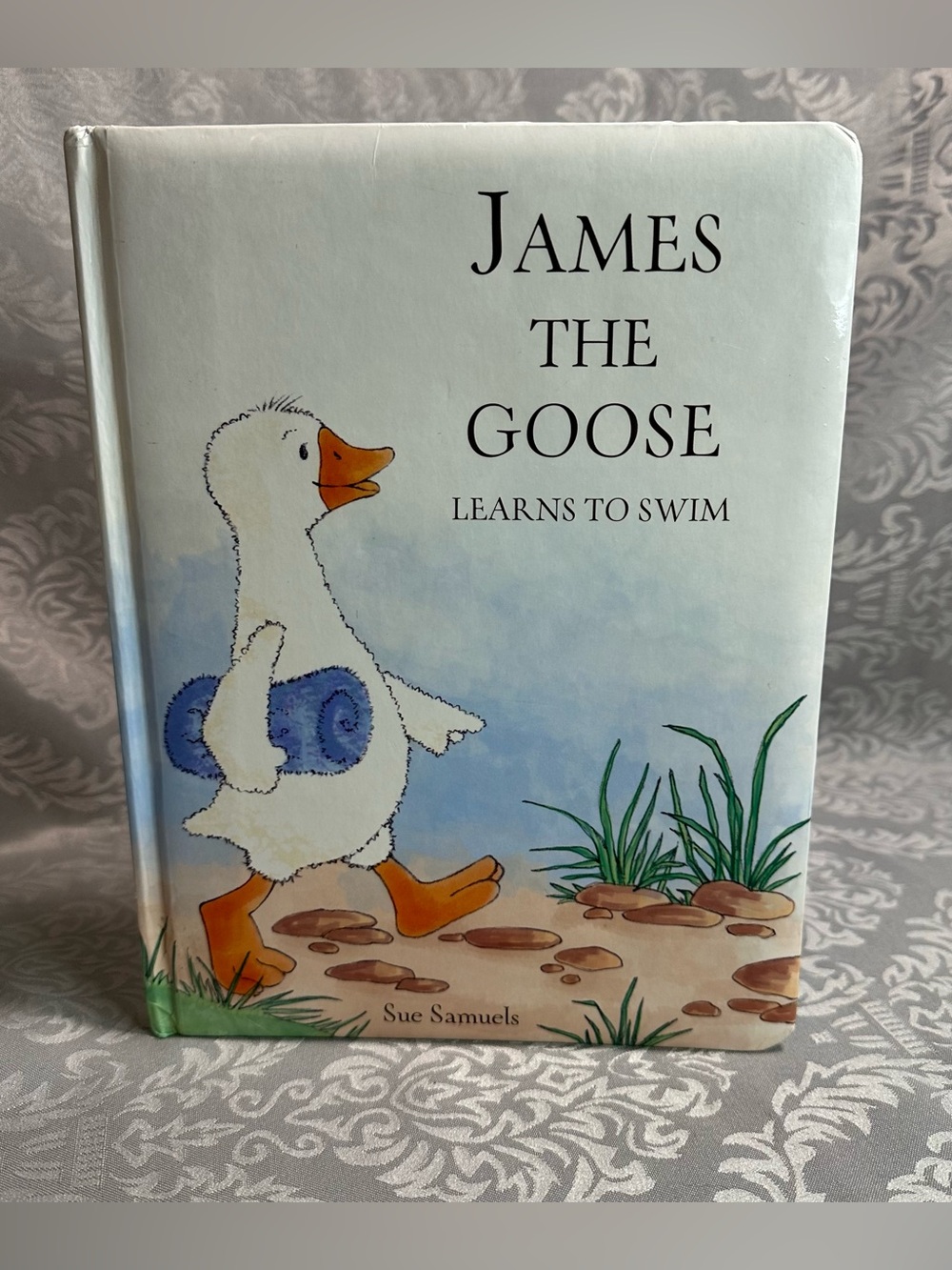 Jellycat James The Goose Learns To Swim Board Book